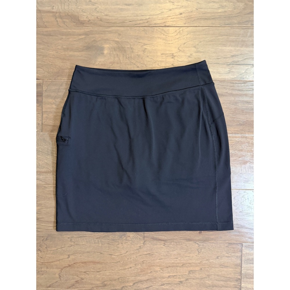 Duluth Trading Co Black Supplex Nylon Lycra Spandex Active Skort Womens Size M
